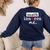 Math Inspires Me Spelled With Pi Day Teacher Women's Sweatshirt Back Print Navy
