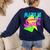 Math Is Radical Retro 80s Vintage Algebra Teacher Women's Sweatshirt Back Print Navy Math Is Radical Retro 80s Vintage Algebra Teacher Women's Sweatshirt Back Print Navy