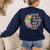 Math Is Tough But So Are You Back To School Math Teacher Kid Women's Sweatshirt Back Print Navy