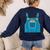 Mouse Halloween Costume Book Cookie Teacher Student Women's Sweatshirt Back Print Navy Mouse Halloween Costume Book Cookie Teacher Student Women's Sweatshirt Back Print Navy