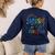 Music Is For Everyone Love For Music Teachers Women's Sweatshirt Back Print Navy Music Is For Everyone Love For Music Teachers Women's Sweatshirt Back Print Navy