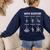 Nerdy Vintage Wave Behavior Physics Science Teacher Geek Men Women Girls Kids Women's Sweatshirt Back Print Navy Nerdy Vintage Wave Behavior Physics Science Teacher Geek Men Women Girls Kids Women's Sweatshirt Back Print Navy