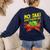 No Taki When Teacher Taki Education Classroom Teacher For Men Women Girls Kids Women's Sweatshirt Back Print Navy