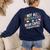 Not All Super Heroes Wear Capes Paraprofessional Teacher Women's Sweatshirt Back Print Navy