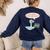 Oh Hello Kindergarteners Shirt Cute Pigeon Teacher Tee Women's Sweatshirt Back Print Navy