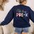 Oh Hey Pre K Student Teacher Happy First Day Back To School Women's Sweatshirt Back Print Navy Oh Hey Pre K Student Teacher Happy First Day Back To School Women's Sweatshirt Back Print Navy