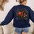 One Dope Teacher Women's Sweatshirt Back Print Navy One Dope Teacher Women's Sweatshirt Back Print Navy