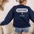 Oxford Comma English Teacher Shirt T-Shirt Women's Sweatshirt Back Print Navy