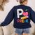 P Is For Pre K Teacher Student Pencil Apple Back To School Women's Sweatshirt Back Print Navy P Is For Pre K Teacher Student Pencil Apple Back To School Women's Sweatshirt Back Print Navy