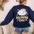 Pajama Day School Spirit Week Fun Cloud Teacher Women's Sweatshirt Back Print Navy