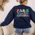 Para Paraprofessional Dream Crew Team Back To School Teacher Women's Sweatshirt Back Print Navy