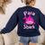 Para Shark Paraprofessional Female Teacher Women's Sweatshirt Back Print Navy Para Shark Paraprofessional Female Teacher Women's Sweatshirt Back Print Navy