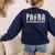 Para Squad Paraprofessional Para Teacher Women's Sweatshirt Back Print Navy Para Squad Paraprofessional Para Teacher Women's Sweatshirt Back Print Navy