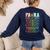 Para Tour Paraprofessional Squad Rock Teacher Back To School Women's Sweatshirt Back Print Navy Para Tour Paraprofessional Squad Rock Teacher Back To School Women's Sweatshirt Back Print Navy