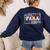 Paraprofessional Back To School Paraeducator Para Teacher Women's Sweatshirt Back Print Navy Paraprofessional Back To School Paraeducator Para Teacher Women's Sweatshirt Back Print Navy