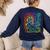 PE Teacher Phys Ed Tie Dye Physical Education Appreciation Women's Sweatshirt Back Print Navy