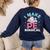 PE Teacher Unicorn I Make PE Magical Women's Sweatshirt Back Print Navy