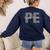 Physical Education PE Teacher Phys Ed Student Grad Women's Sweatshirt Back Print Navy Physical Education PE Teacher Phys Ed Student Grad Women's Sweatshirt Back Print Navy