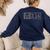 Pi Shirt For Teacher Vintage 314 Pi Digits Happy Pi Day Women's Sweatshirt Back Print Navy