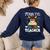 Pirate Math Teacher Skull Pirate Halloween Costume Women's Sweatshirt Back Print Navy Pirate Math Teacher Skull Pirate Halloween Costume Women's Sweatshirt Back Print Navy