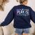 Play Is Learning Kindergarten Teacher Team Women Women's Sweatshirt Back Print Navy Play Is Learning Kindergarten Teacher Team Women Women's Sweatshirt Back Print Navy