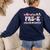 Pre-K Back To School Teachers Kids 1st Day Of School Women's Sweatshirt Back Print Navy
