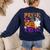Pre-K Boo Crew Teacher Student Halloween Costume Women's Sweatshirt Back Print Navy Pre-K Boo Crew Teacher Student Halloween Costume Women's Sweatshirt Back Print Navy