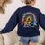 PreK Dream Team Leopard Rainbow Teacher Squad Back To School Women's Sweatshirt Back Print Navy