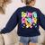 Preppy Fourth Grade Back To School 4th Grade Teacher Girls Women's Sweatshirt Back Print Navy Preppy Fourth Grade Back To School 4th Grade Teacher Girls Women's Sweatshirt Back Print Navy