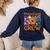Preschool Boo Crew Preschool Halloween Teacher Kids Women's Sweatshirt Back Print Navy Preschool Boo Crew Preschool Halloween Teacher Kids Women's Sweatshirt Back Print Navy