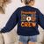 Preschool Boo Crew Halloween Teachers Students Costume Women's Sweatshirt Back Print Navy