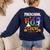 Preschool Boo Crew Teacher Student Halloween Costume Men Women Kids Women's Sweatshirt Back Print Navy