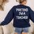 Pretend I'm a Teacher Lazy Last Minute Halloween Costume Women's Sweatshirt Back Print Navy Pretend I'm a Teacher Lazy Last Minute Halloween Costume Women's Sweatshirt Back Print Navy