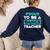 Proud Dance Instructor Choreographer Dance Teacher Women's Sweatshirt Back Print Navy