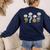 Punctuation English Grammar Teacher Back To School Women's Sweatshirt Back Print Navy