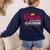 Queen Of The Classroom Teacher Women's Sweatshirt Back Print Navy