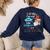 If You Can Read This Thank A Teacher Women's Sweatshirt Back Print Navy If You Can Read This Thank A Teacher Women's Sweatshirt Back Print Navy