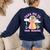 Take Me To Your Readers Alien Teacher Halloween Literacy Women's Sweatshirt Back Print Navy