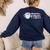 Reading Interventionist Specialist Teacher Phonemes Graphemes And Caffeine Reading Intervention -Adults Classic Fit Short Sleeve Women's Sweatshirt Back Print Navy