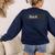 Retro ABCD Teacher Tour Kindergarten Teacher Back To School Women's Sweatshirt Back Print Navy Retro ABCD Teacher Tour Kindergarten Teacher Back To School Women's Sweatshirt Back Print Navy