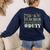 Retro Back To School Women Old Camo Pre-K Teacher Women's Sweatshirt Back Print Navy