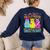 Retro Are You Falloween Direction Teacher Spooky Halloween Women's Sweatshirt Back Print Navy Retro Are You Falloween Direction Teacher Spooky Halloween Women's Sweatshirt Back Print Navy