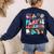 Retro Play Is Learning Kindergarten Teacher Team Women Women's Sweatshirt Back Print Navy Retro Play Is Learning Kindergarten Teacher Team Women Women's Sweatshirt Back Print Navy