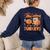 Retro I Teach The Cutest Turkey Thanksgiving Pumpkin Teacher Women's Sweatshirt Back Print Navy Retro I Teach The Cutest Turkey Thanksgiving Pumpkin Teacher Women's Sweatshirt Back Print Navy