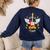 Rockin 50 Days Of School 50th Day Of School Teacher Student Men Women Girls Kids Women's Sweatshirt Back Print Navy