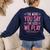 The More You Say The Less We Play PE Teacher Women's Sweatshirt Back Print Navy