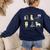 Science Labs Dogs Labrador Retriever Science Teacher Women's Sweatshirt Back Print Navy Science Labs Dogs Labrador Retriever Science Teacher Women's Sweatshirt Back Print Navy