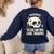 Science Teachers Love Brains Teachers Halloween Women's Sweatshirt Back Print Navy