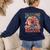 Sedona Arizona Nature Hiking Mountains Outdoors Vintage Women's Sweatshirt Back Print Navy
