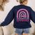 Ser Bilingue Es Un Superpoder Spanish Teacher Esl Teacher Women's Sweatshirt Back Print Navy